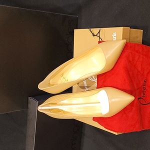 Nude Christian Louboutin Pigalle follies 85 nappa size 39